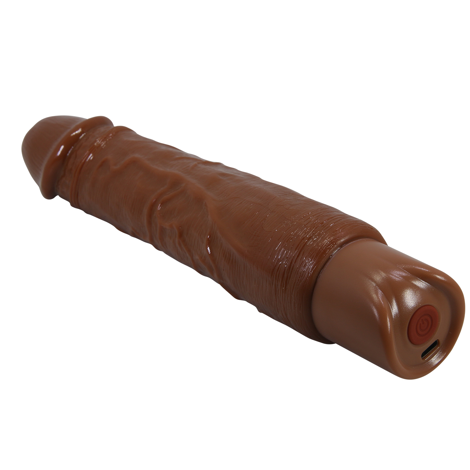 Vibrador realista recargable Rufus color marrón Hover