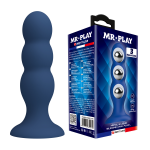 3 Metal Balls SILICONE ANAL PLUG L
