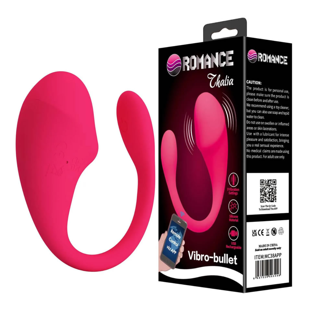 Vibrador multiprogramas con app Thalia